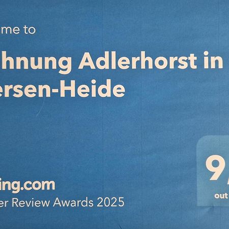 Wohnung Adlerhorst In Eversen-Heide المظهر الخارجي الصورة